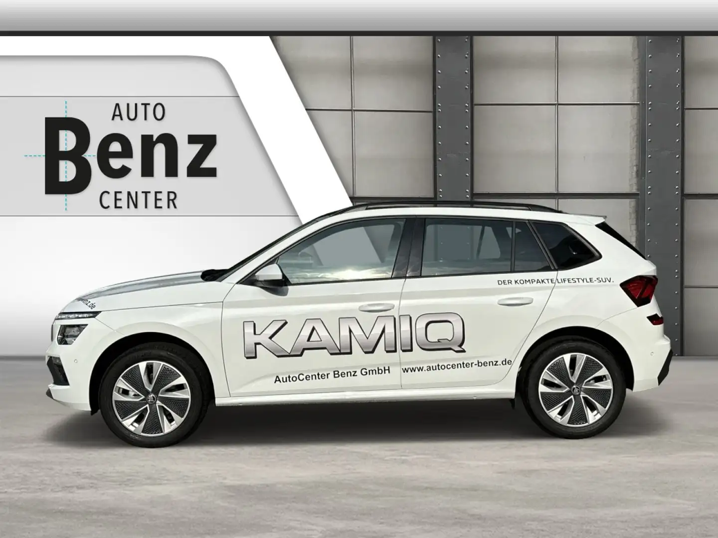 Skoda Kamiq 1,5 TSI DSG SELECTION DSG*NAVI*PANO*MATRIX Klima Weiß - 2