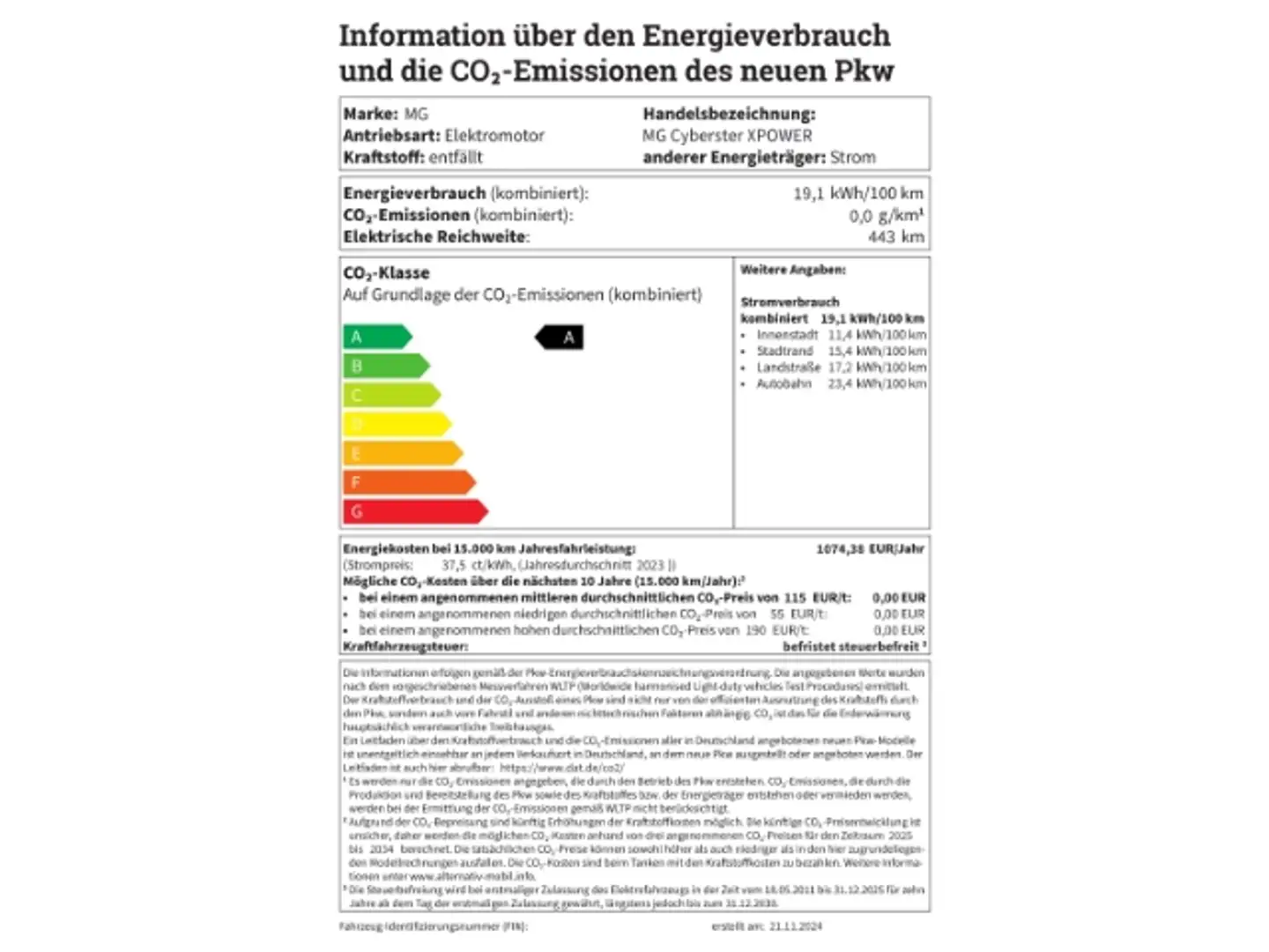 MG Cyberster XPOWER AWD+Sitz-&Lenkradheizung+Navi+Rückfahrkamer Argent - 2