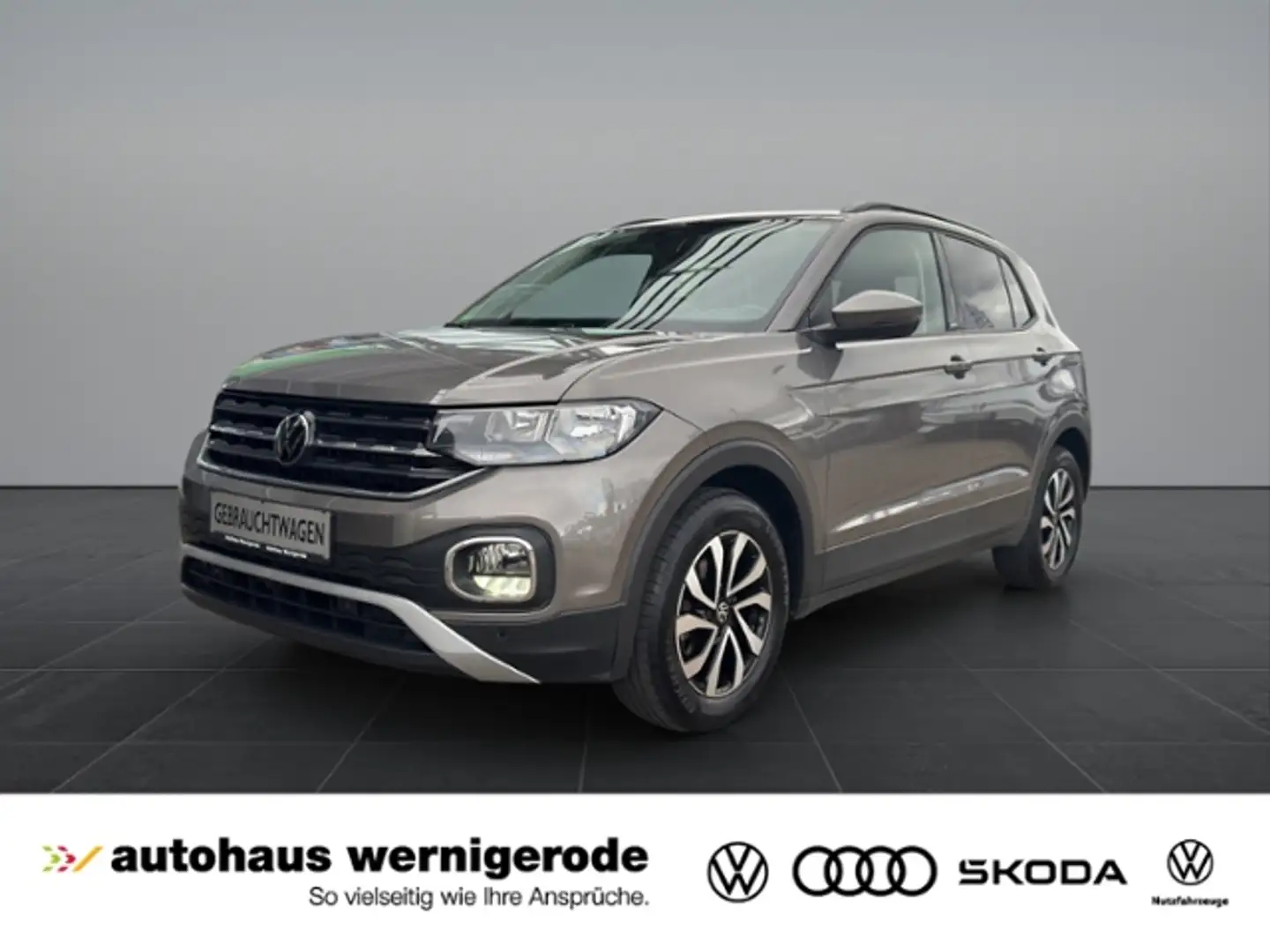 Volkswagen T-Cross 1.0TSI Active Shz/App/ACC/PDC Grau - 1