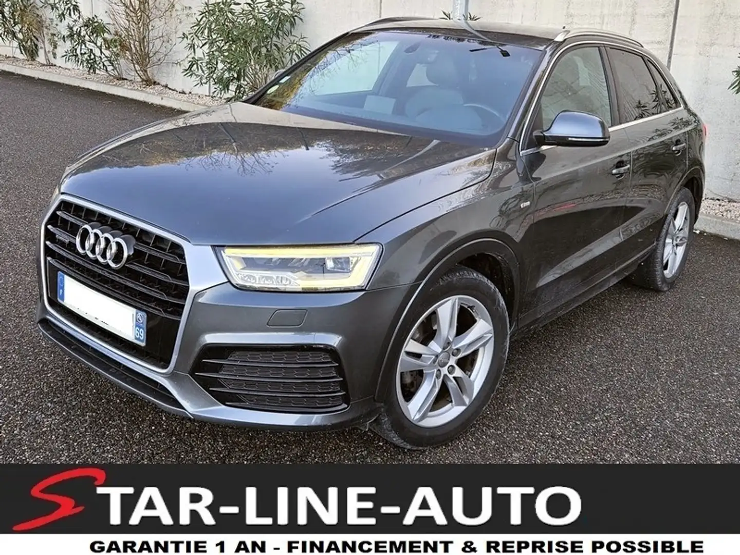 Audi Q3 2.0 TDI 184 ch S tronic 7 S line Int Ext Phare Full Led Quattro  y - 1