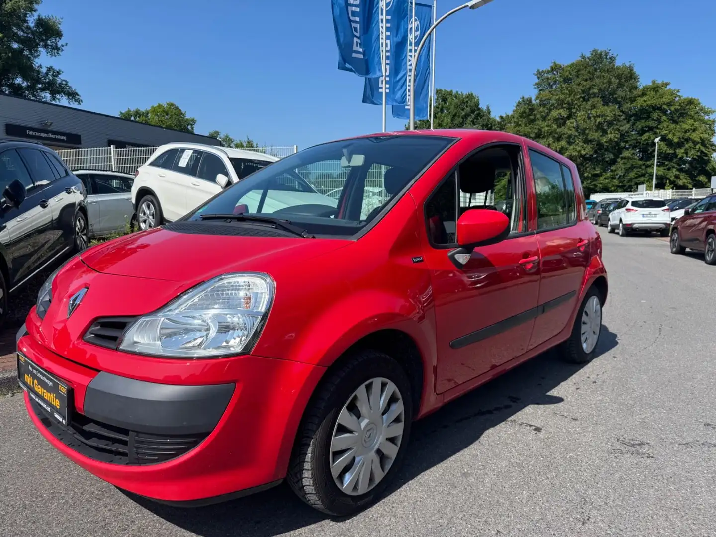 Renault Modus YAHOO/1.HAND/KLIMA/57TKM/S.HEFT/TÜV-SERVICE-NEU! Rot - 1