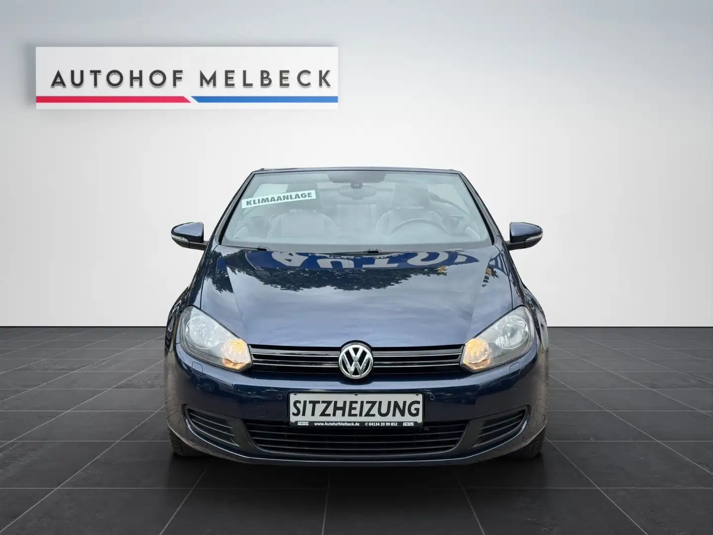 Volkswagen Golf VI Cabriolet BMT *KLIMA*PDC*S-HEFT* Blau - 2