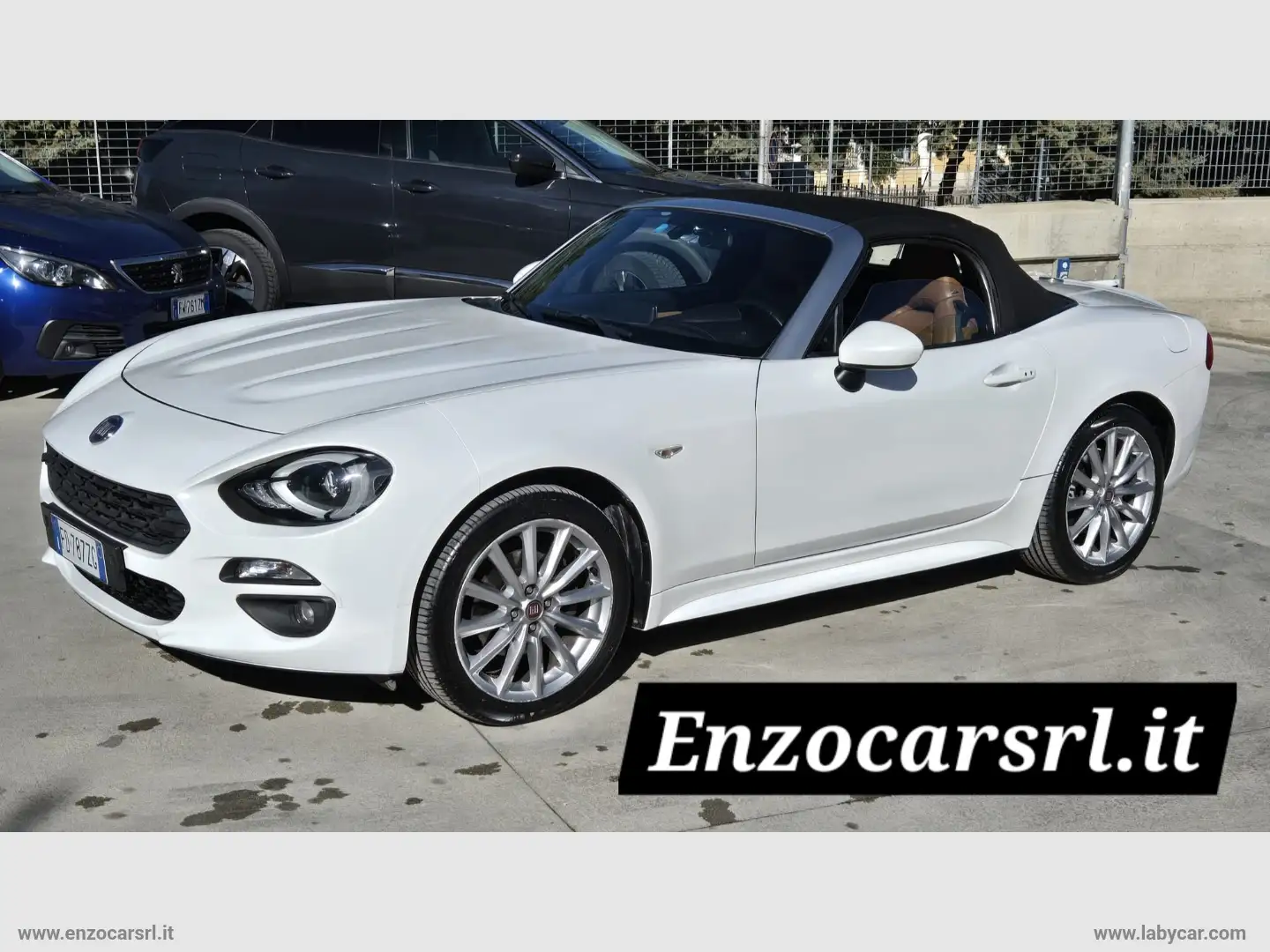 Fiat 124 Spider 1.4 MultiAir Lusso TAGLIANDI FIAT Blanc - 2