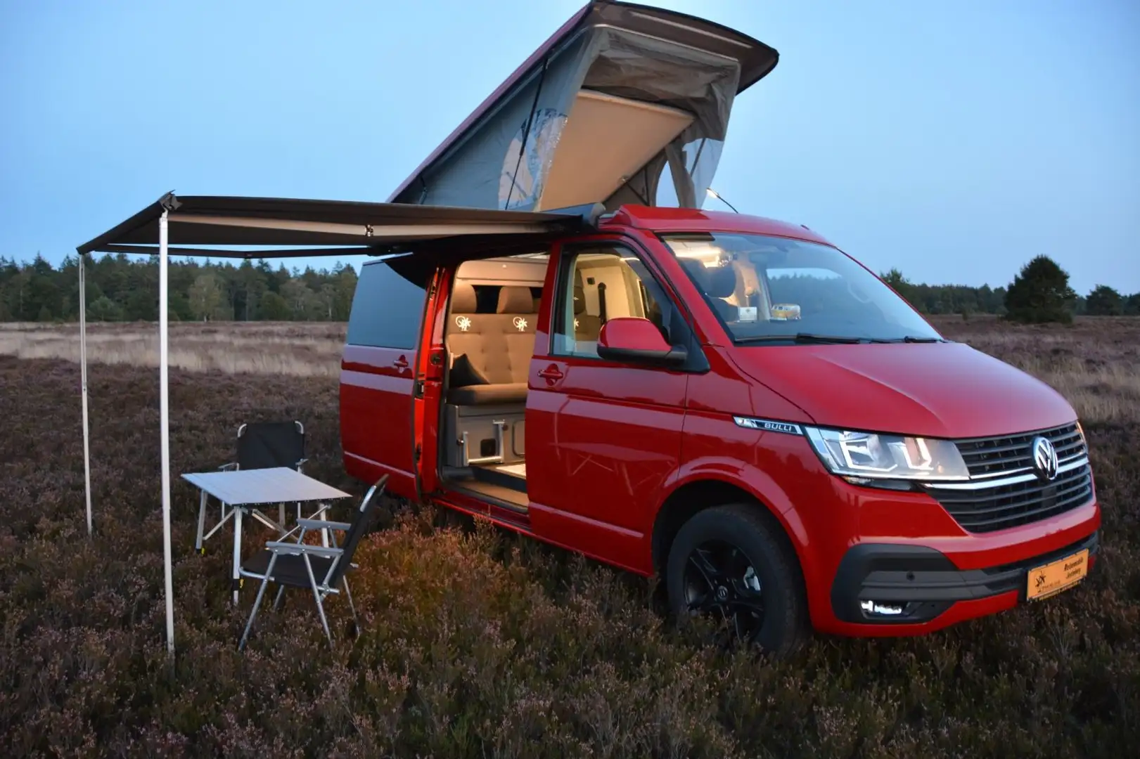 Volkswagen T6.1 California Aufstelldach Standheizung Markis Rouge - 1