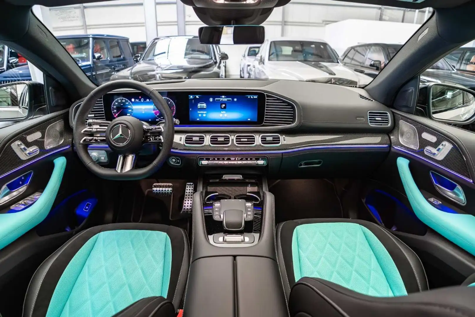 Mercedes-Benz GLE 450 d 4M Coupe AMG Line / MY 2026 / Tiffany Grau - 2