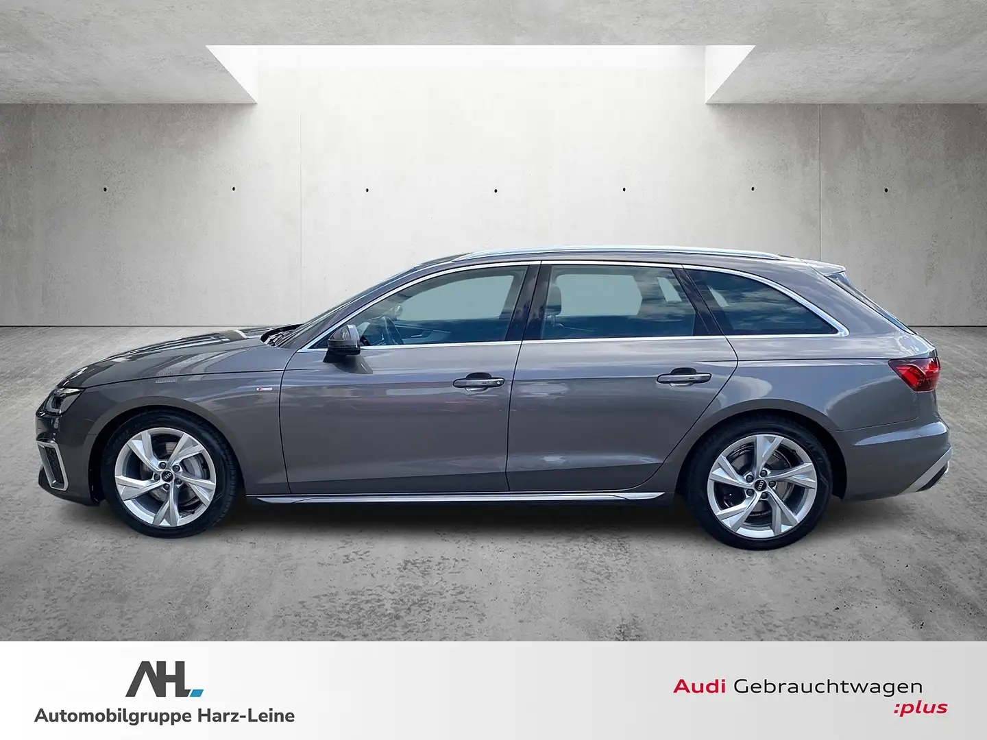 Audi A4 Avant 40 TDI quattro S line AHK LED Gris - 2