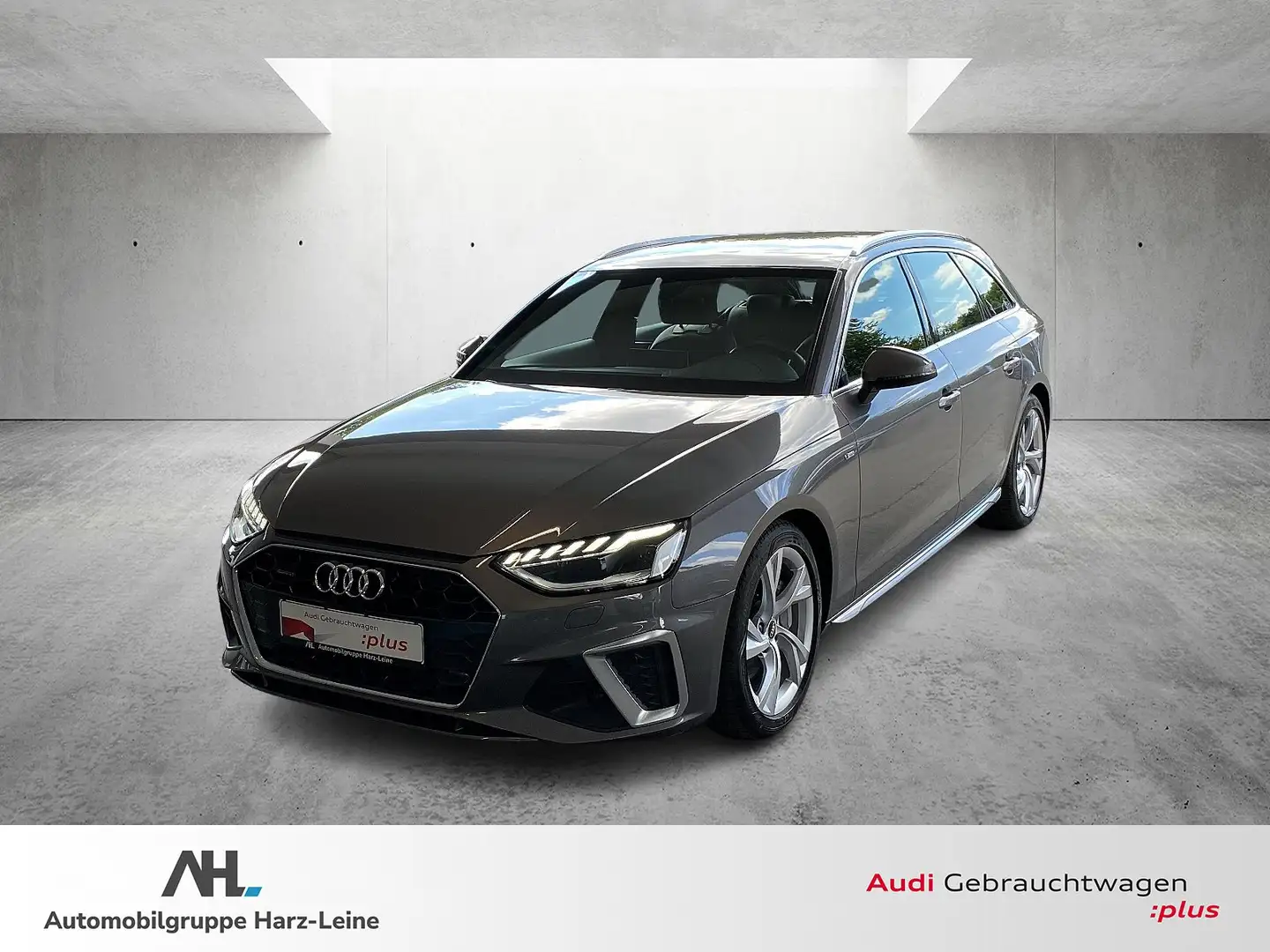 Audi A4 Avant 40 TDI quattro S line AHK LED Gris - 1
