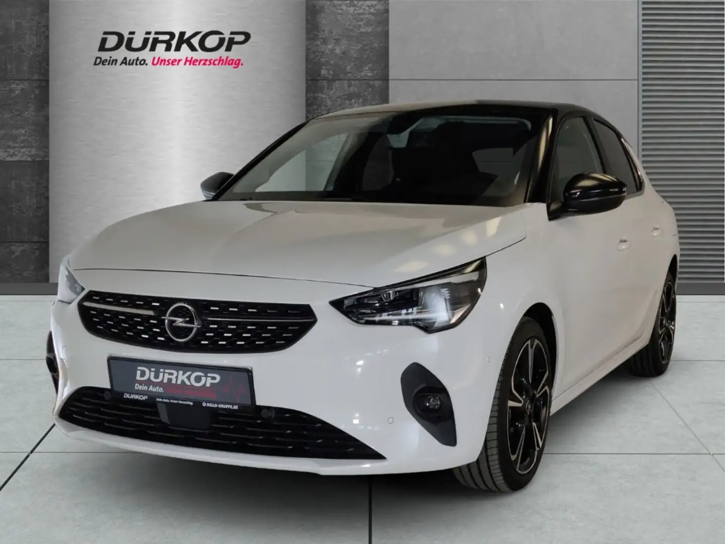 Opel Corsa Elegance  Turbo 1.2 Navi LED Blendfreies Fernl. Ku Weiß - 1