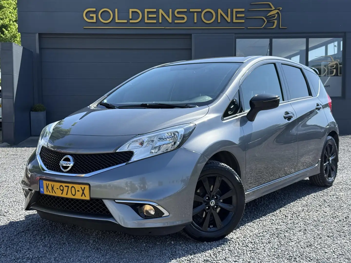 Nissan Note 1.2 Black Edition 2e Eigenaar,Navi,Trekhaak,Airco, Grijs - 1
