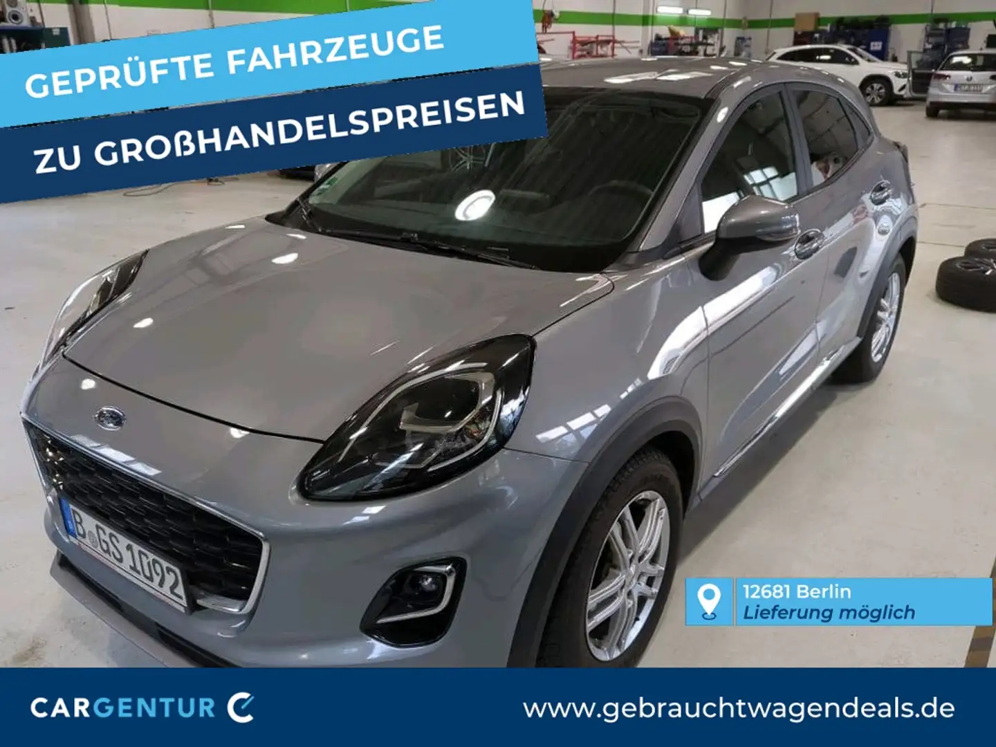 Ford Puma 1.0 EcoBoost Titanium SpoSi Navi LED Lane Silber - 1