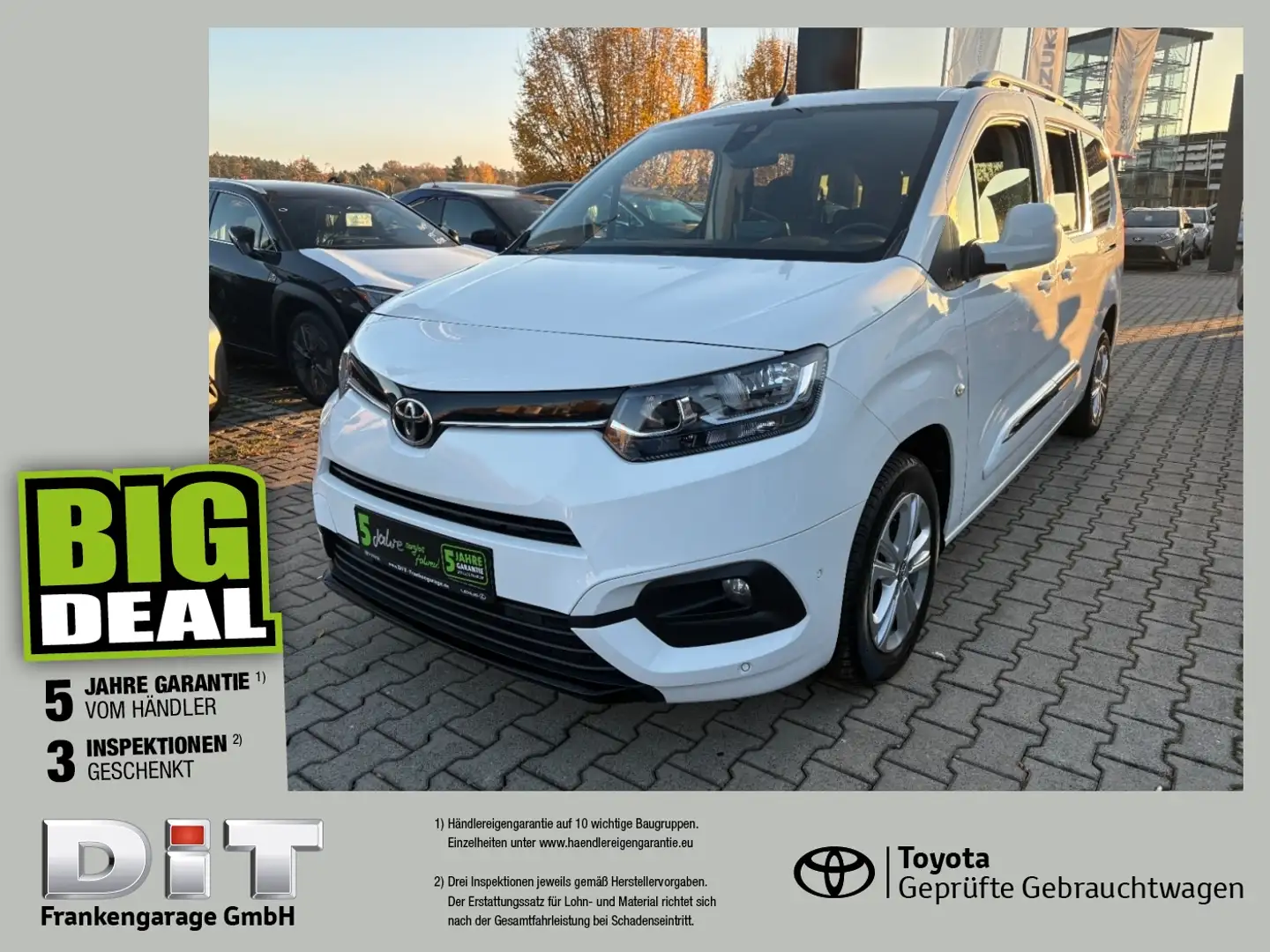 Toyota Proace City Verso 1.2 L2 Team D 7-Sitzer Kamera Blanc - 1
