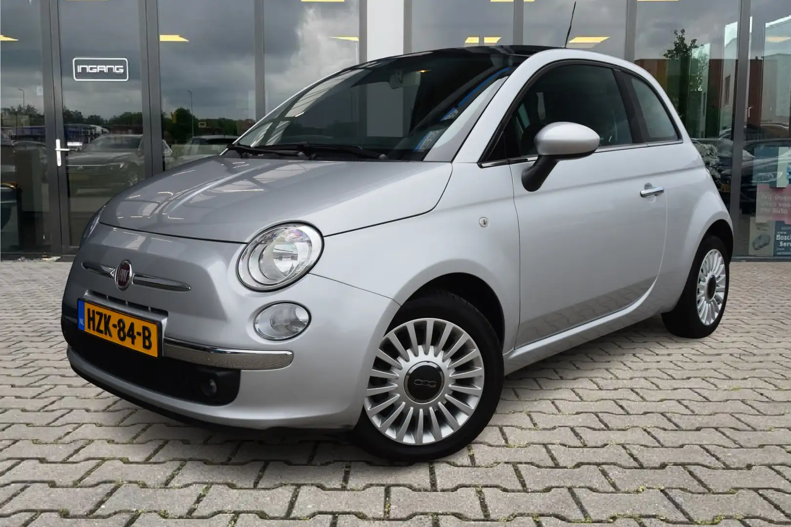 Fiat 500 0.9 TwinAir Lounge | Pano | Lichtmetaal | Gris - 1