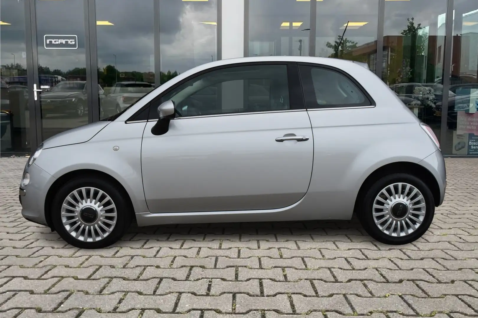 Fiat 500 0.9 TwinAir Lounge | Pano | Lichtmetaal | Gris - 2