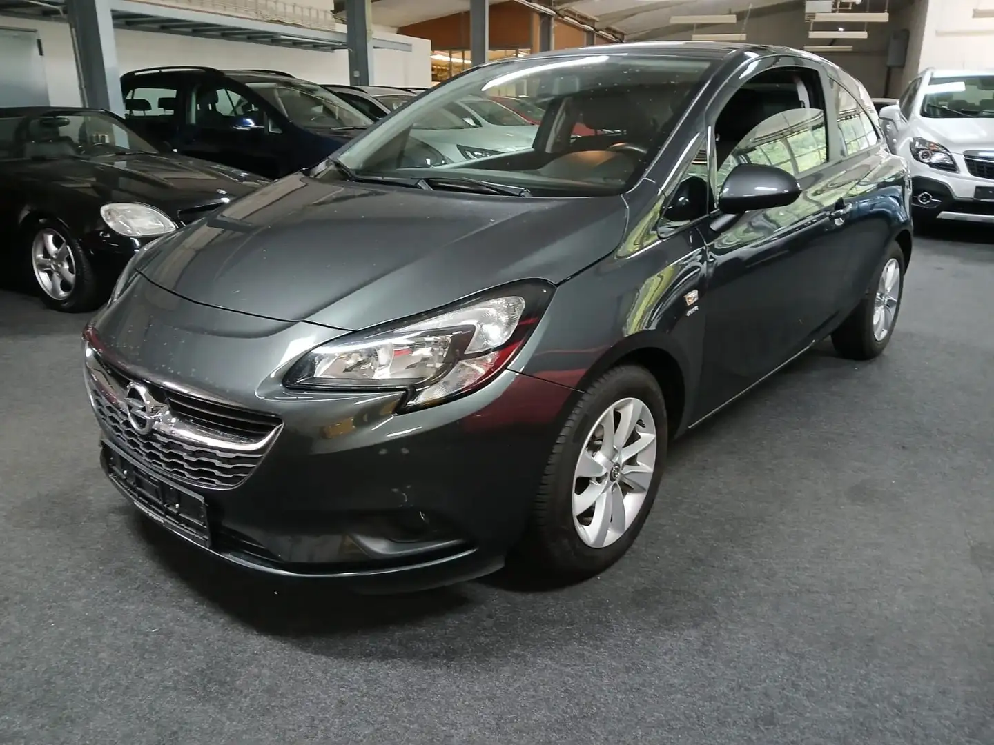 Opel Corsa E Active KLIMA EU6 TUV AU NEU Gris - 1