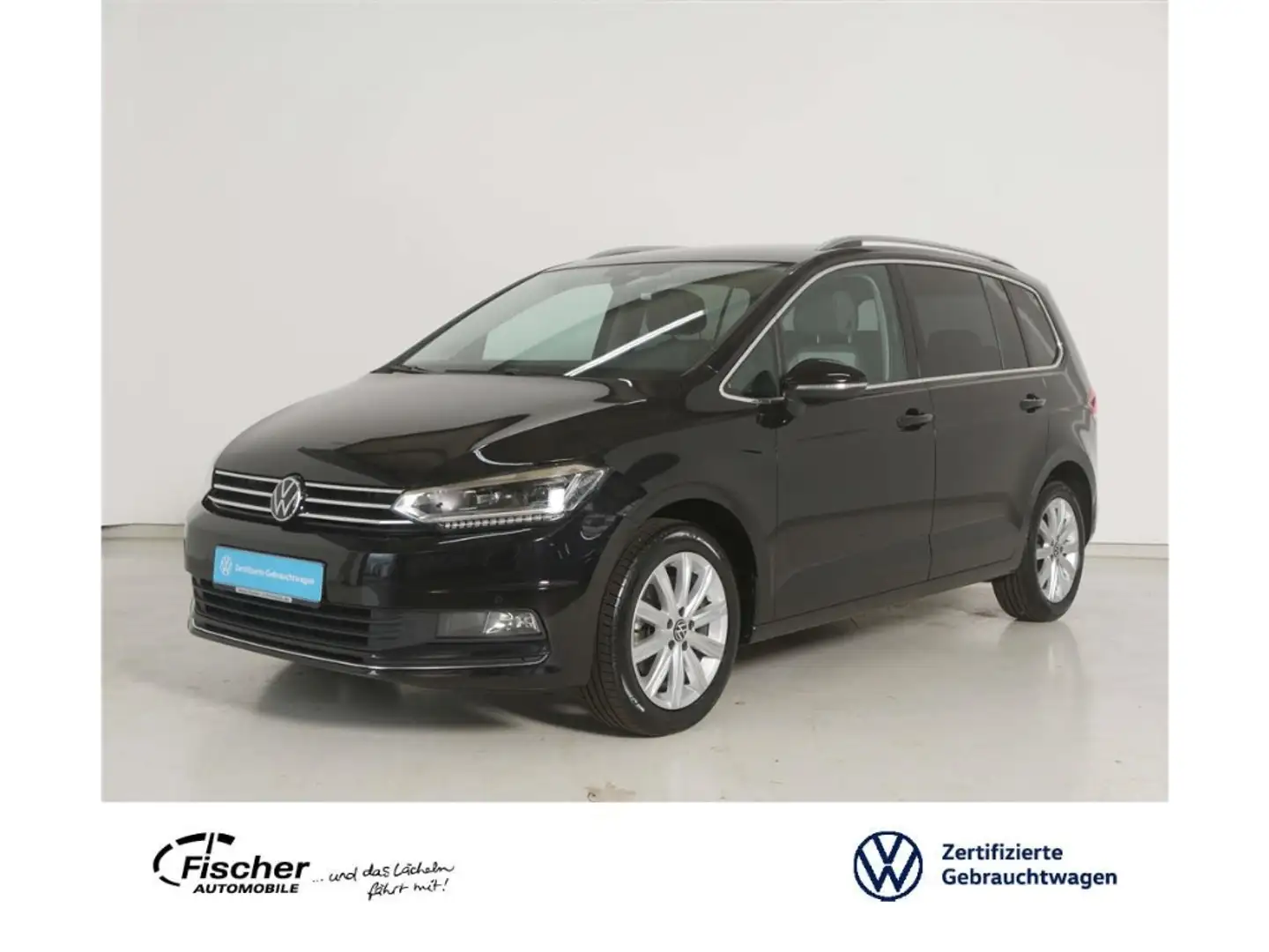 Volkswagen Touran 2.0 TDI Highline DSG NAV/LED/AHK/7-Sitzer Schwarz - 1