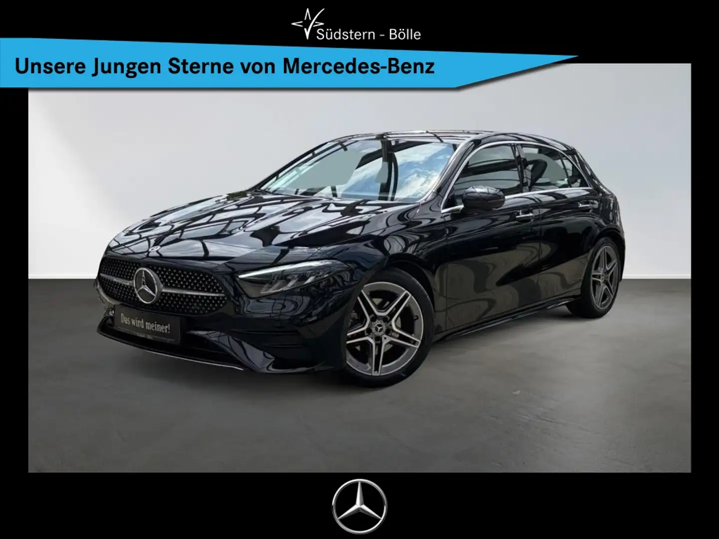 Mercedes-Benz A 200 AMG+PANO+KAMERA+NAVI+LENKR.-HZG+KEYLESS-GO Noir - 1