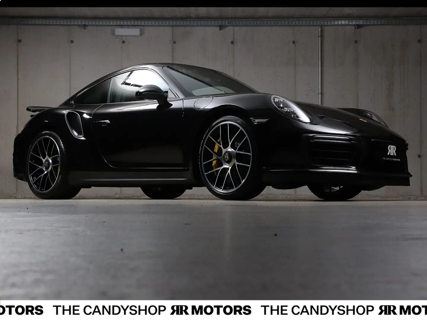 Porsche 911 Turbo S Coupé *Lift*Burmester*Erstlack*Perfekt* Noir - 2