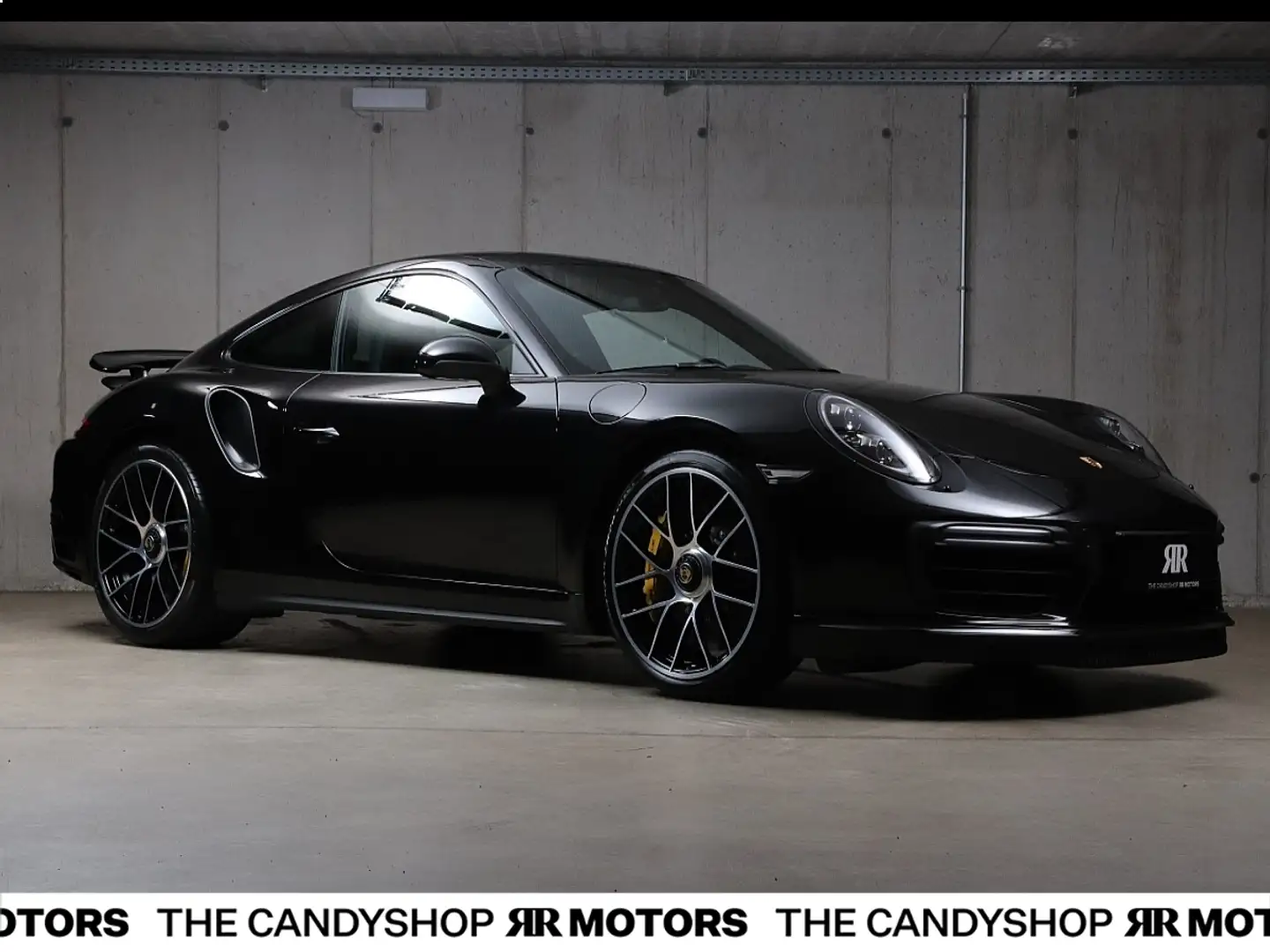 Porsche 911 Turbo S Coupé *Lift*Burmester*Erstlack*Perfekt* Noir - 1