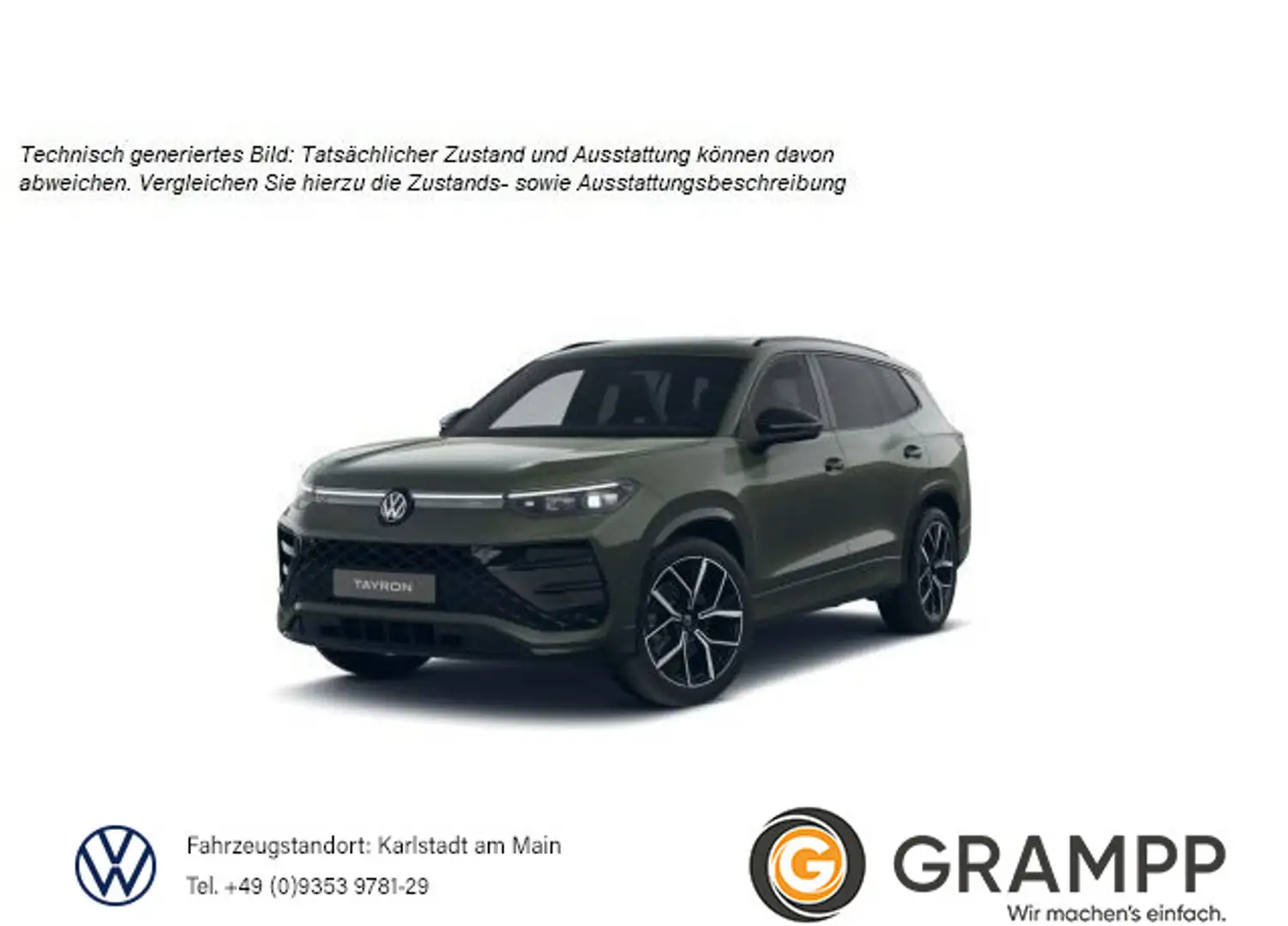 Volkswagen Tayron R-Line 2.0TDI DSG 4Motion +7 SITZE+AHK+ Zelená - 1