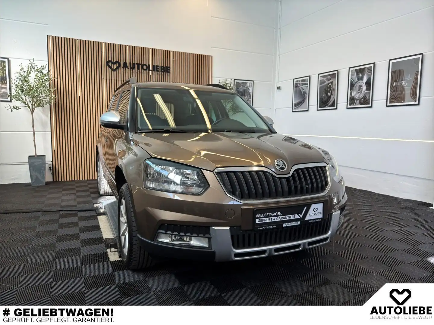Skoda Yeti 1.4 TSI Ambition Outdoor DSG*AHK*PDC*1HAND Brun - 1
