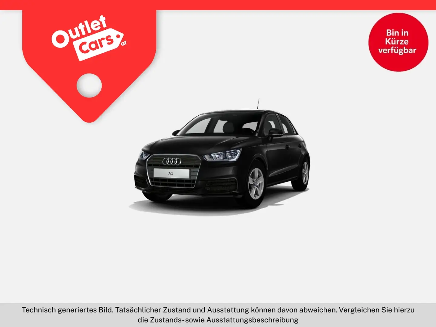 Audi A1 Sportback 1.0 TFSI S-Line+LM+PDC+SHZ+AUT Schwarz - 1