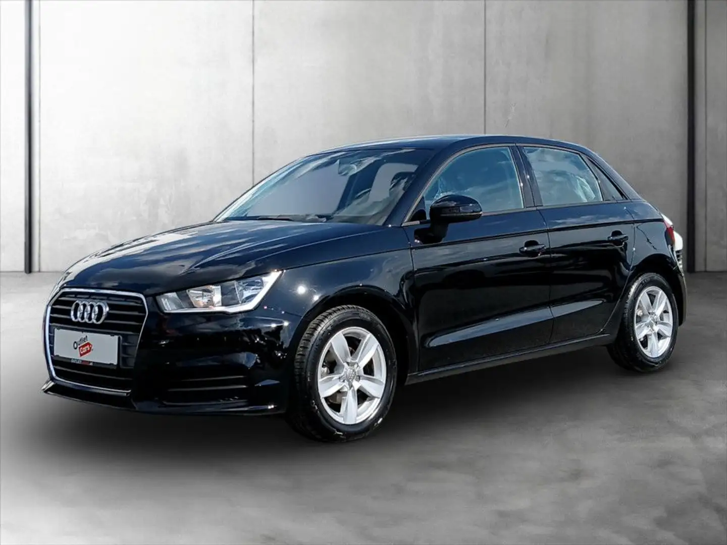 Audi A1 Sportback 1.0 TFSI S-tronic LM+PDC+SHZ Schwarz - 2