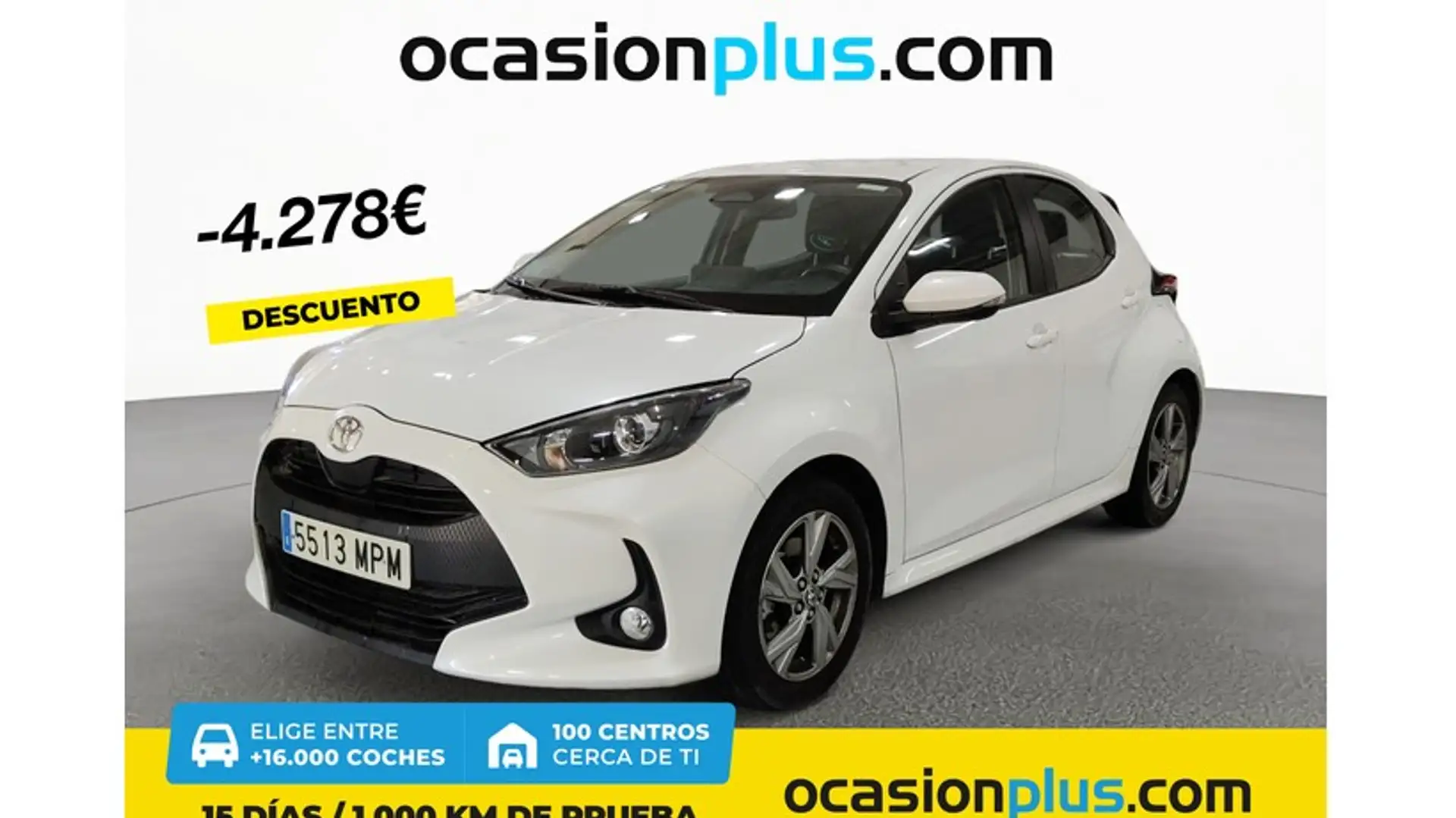 Toyota Yaris 120H 1.5 Active Tech Blanco - 1