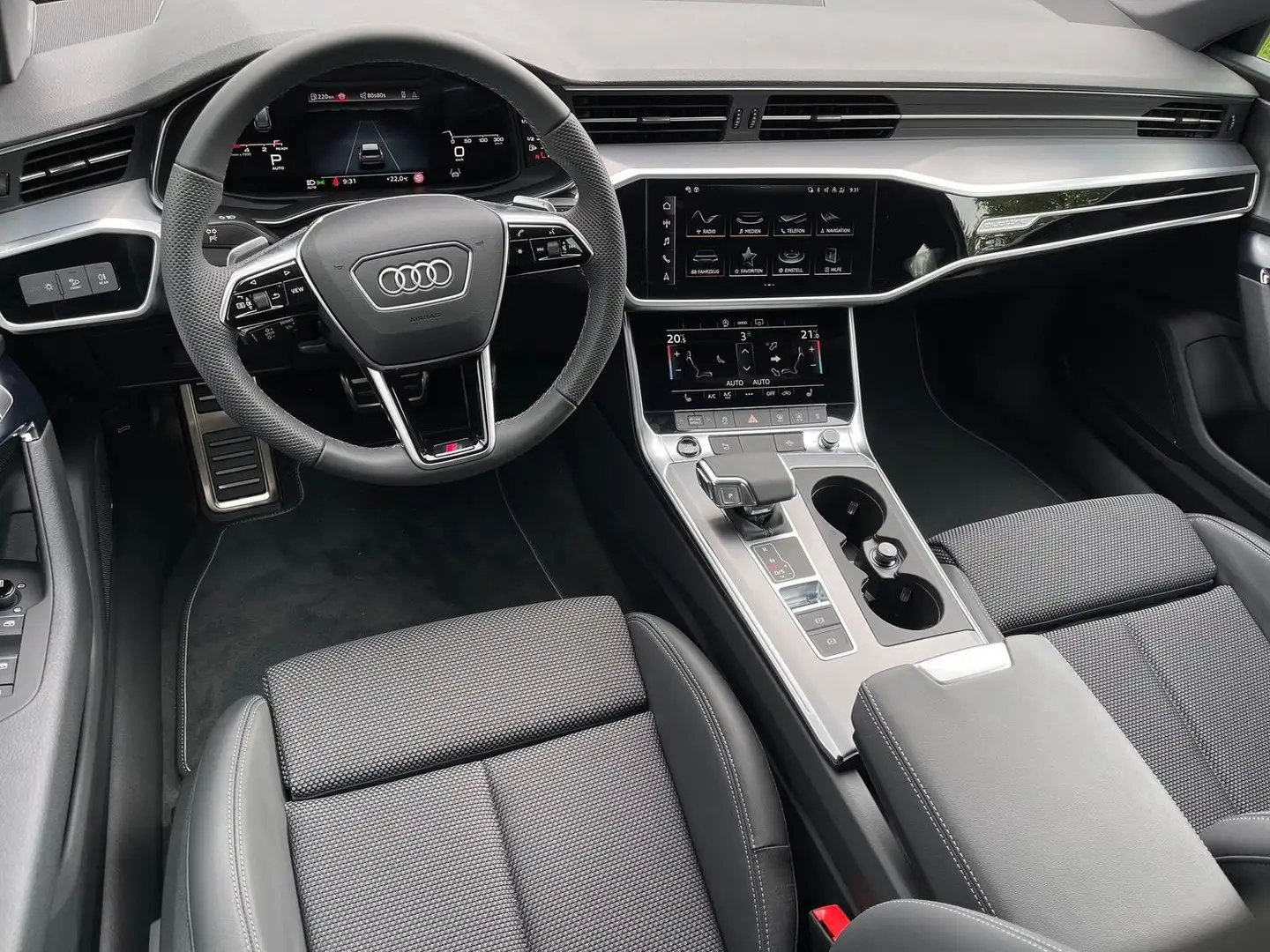Audi A6 40 TDI quattro S line MATRIX+Memory+CAM+StandH+AHK Silber - 2