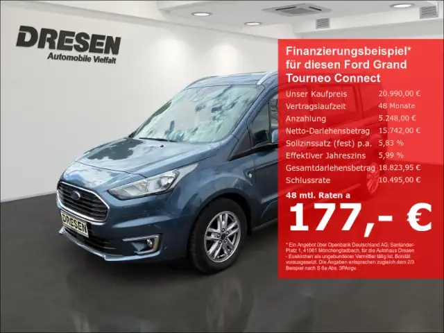 Ford Grand Tourneo 1.5 TDCi 105PS Titanium/Kamera/DAB+