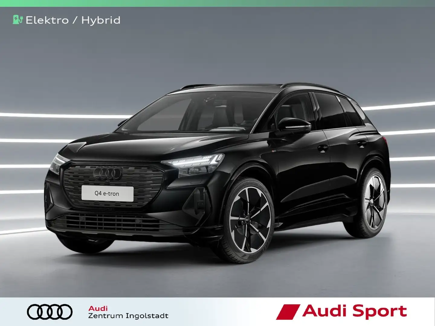 Audi Q4 e-tron 45 quattro AHK,PANO,SHZ UPE 76.275,- Schwarz - 2