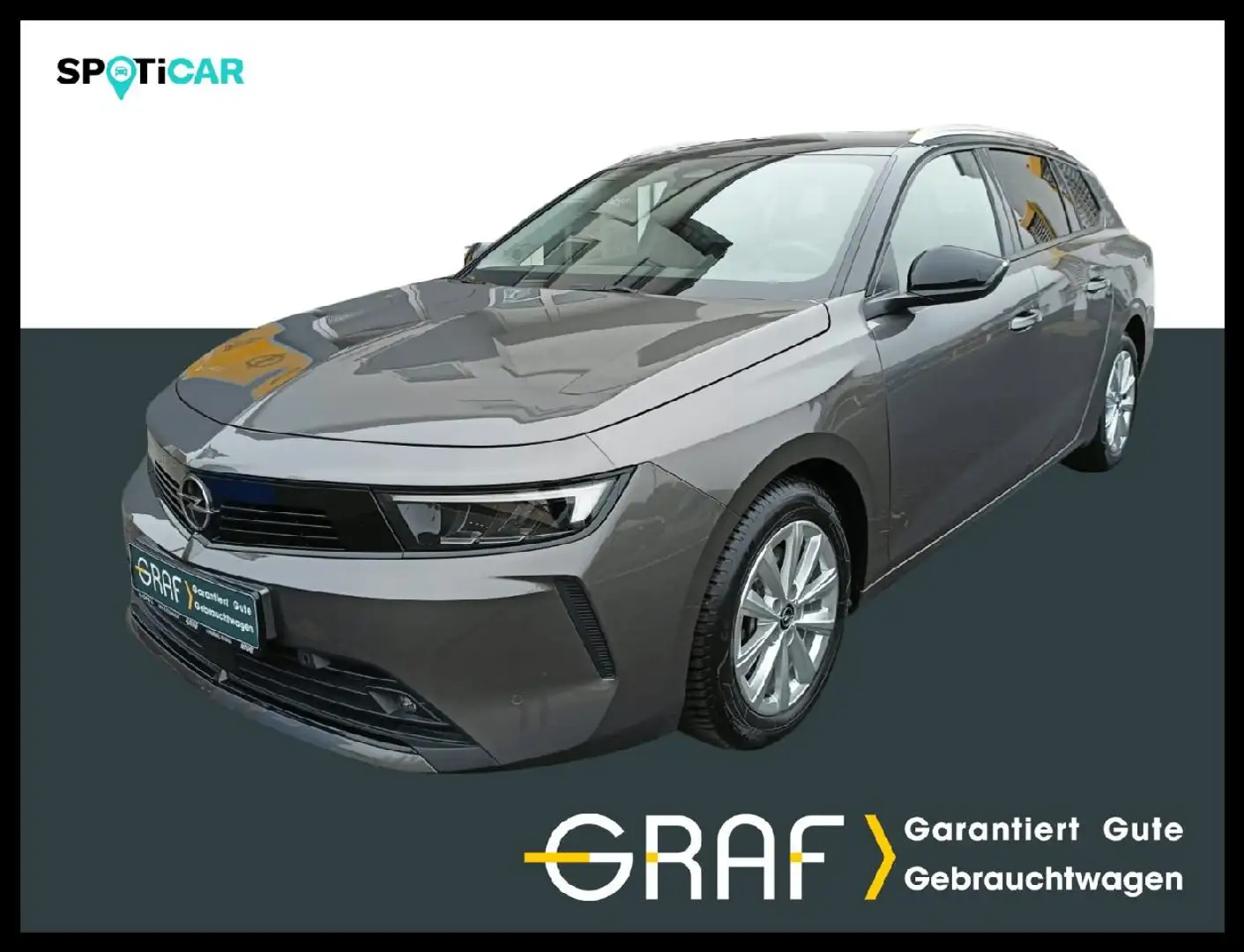 Opel Astra Elegance *AT8*SitzLeHz*EPH+Kam*Navi*LED Grau - 1