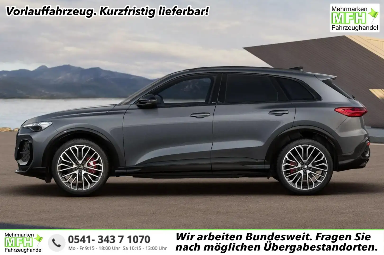 Audi SQ5 Edition one TFSI TechPro Luft Pano 21Z Nappa 27... Grijs - 1