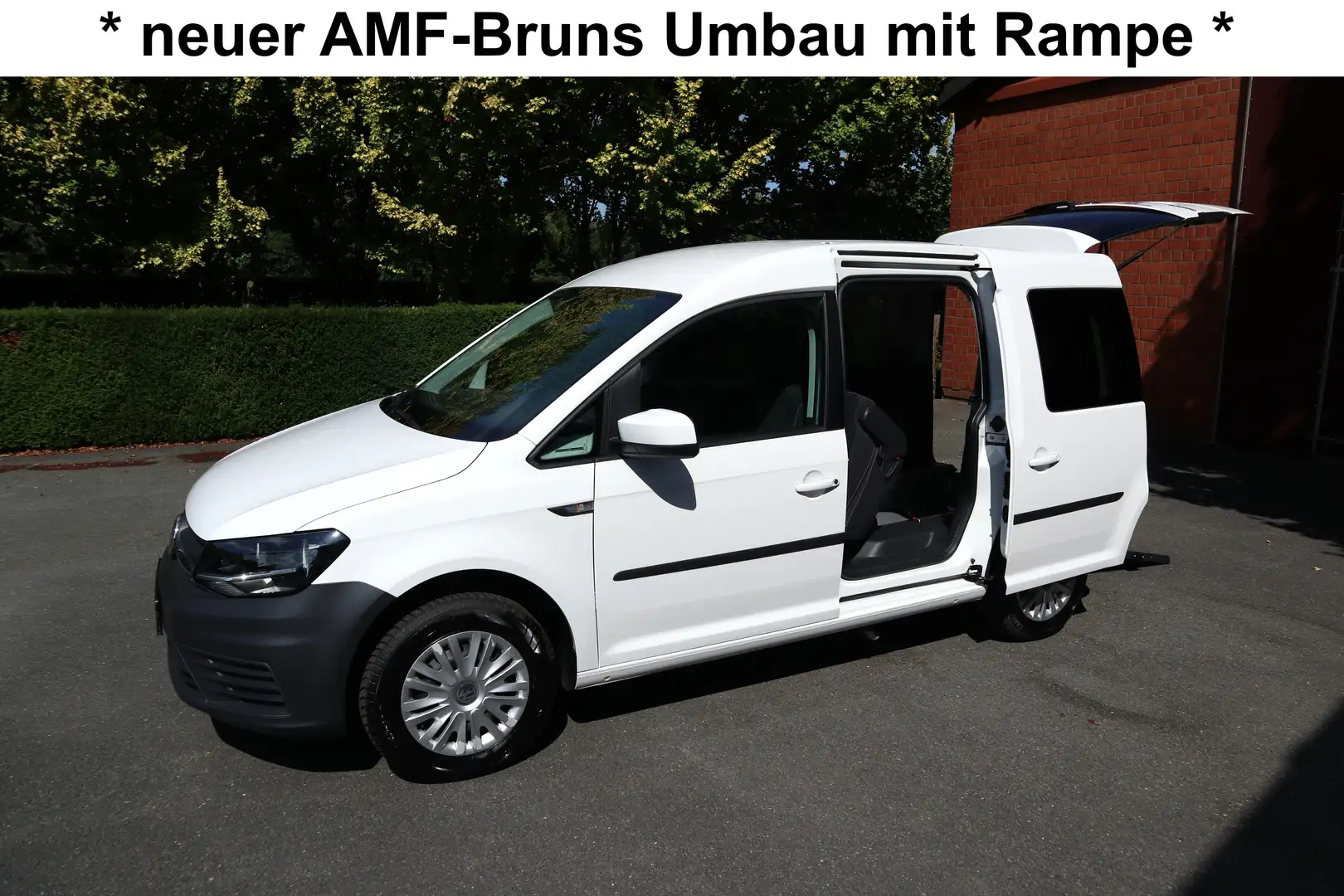 Volkswagen Caddy *rollstuhlgerecht*Wenderampe*AMF-Bruns*Garantie* Weiß - 2