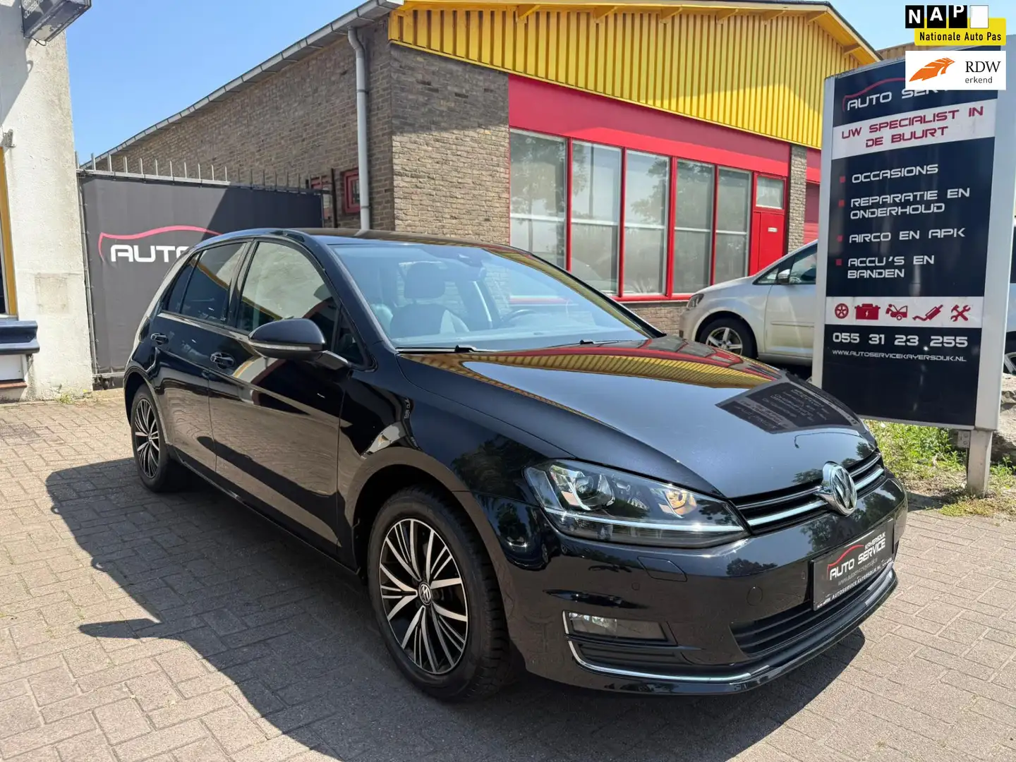 Volkswagen Golf 1.4 TSI Lim. Allstar Airco|PDC|LMV|APK|Stoel verw. Zwart - 1
