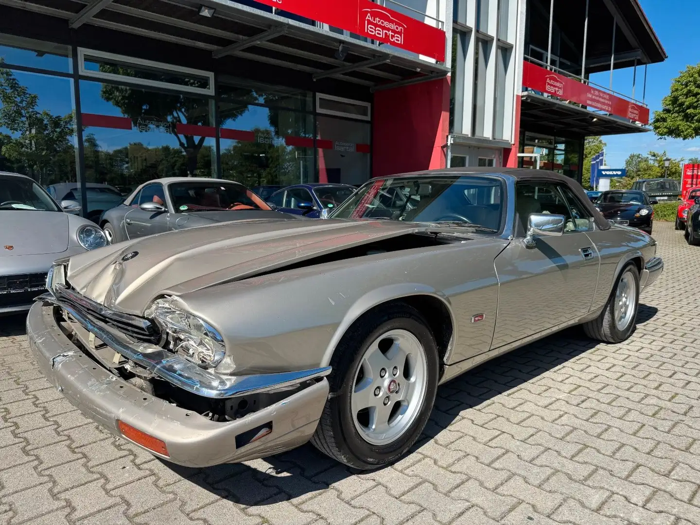 Jaguar XJS 4.0 Cabrio 2+2 -H-Kz-. Frontschaden Beige - 1