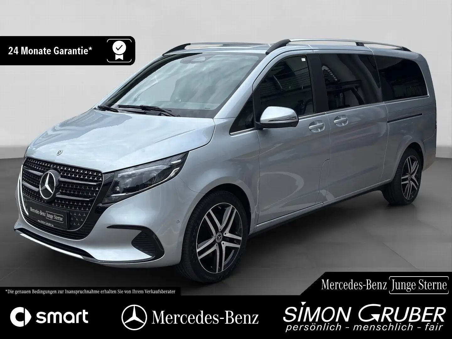 Mercedes-Benz V 300 d Ava Extra Lang 8Sitze Sitzklima Burm Sta Argent - 1
