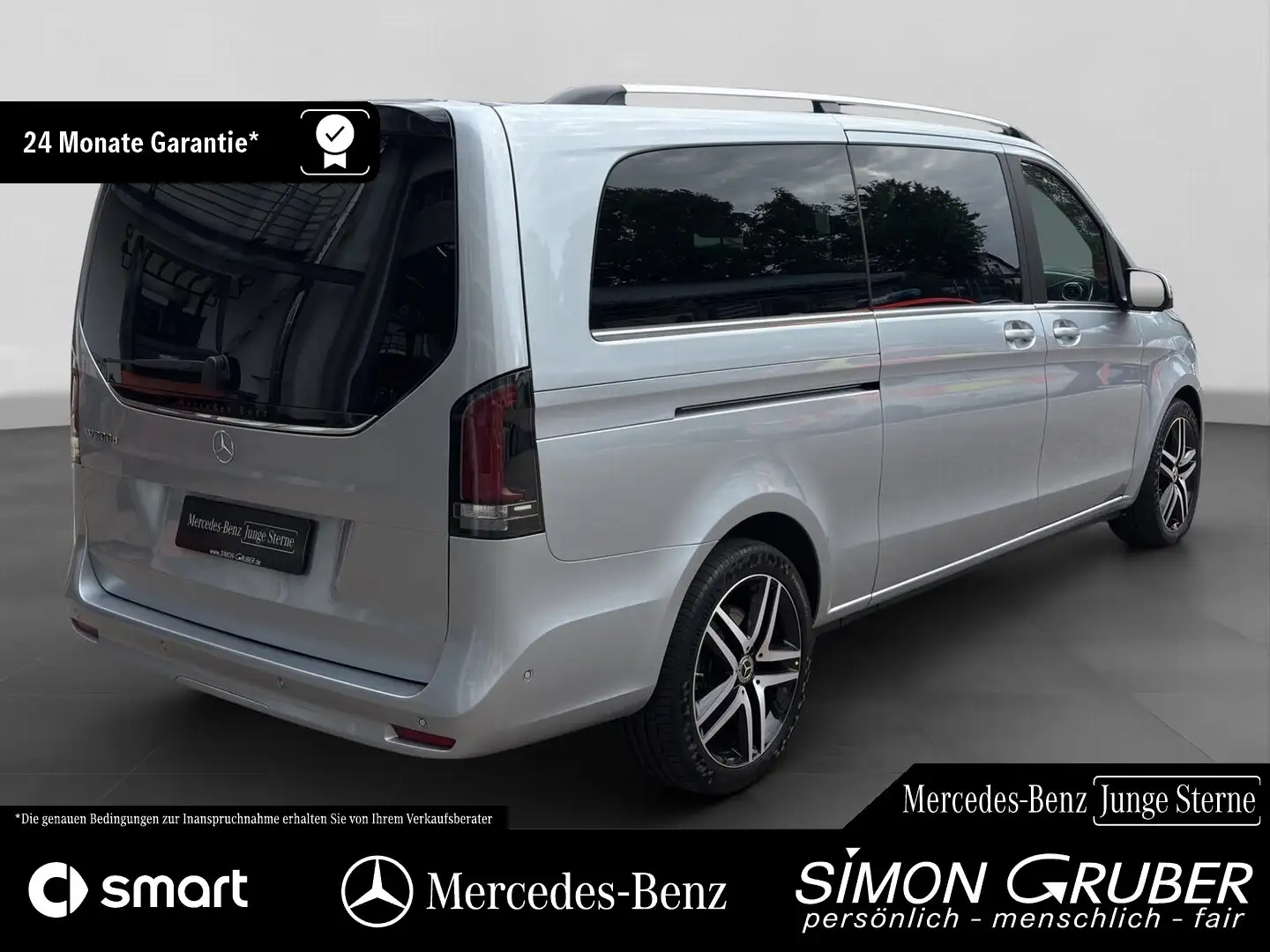 Mercedes-Benz V 300 d Ava Extra Lang 8Sitze Sitzklima Burm Sta Argent - 2