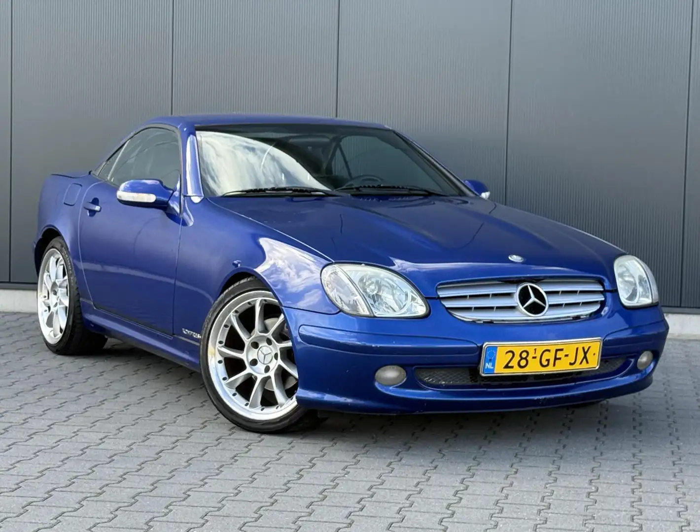 Mercedes-Benz SLK 200 Kompressor Automaat - Leder - Leuke Auto Blauw - 2