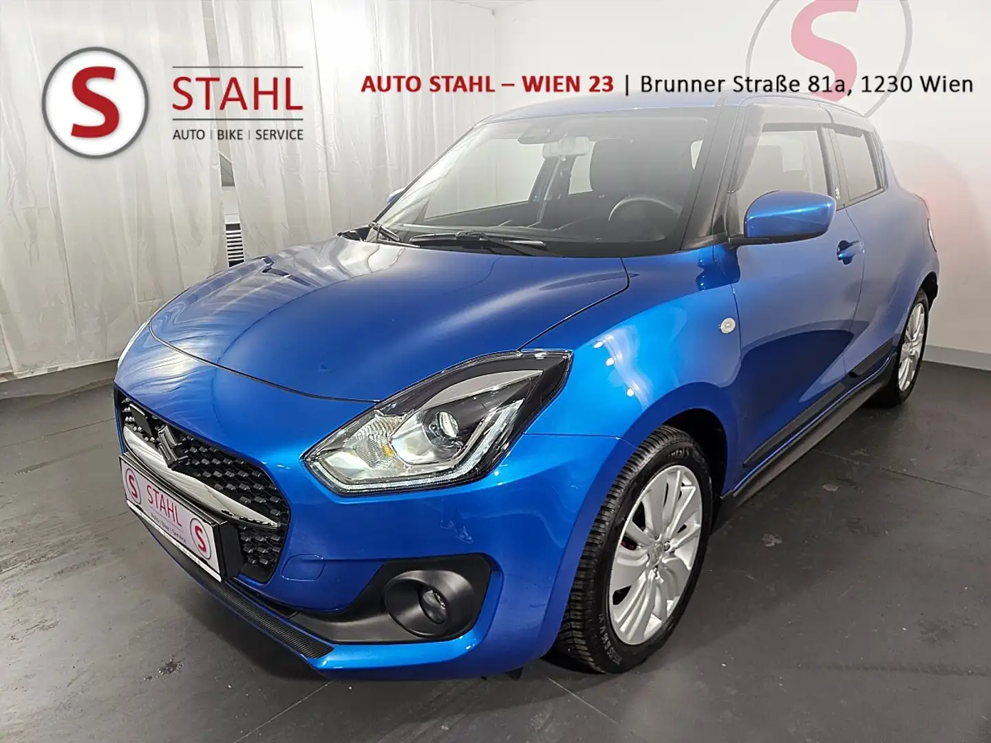Suzuki Swift 1,2 Hybrid DualJet Shine CVT | Auto Stahl Wien 23 Blau - 1