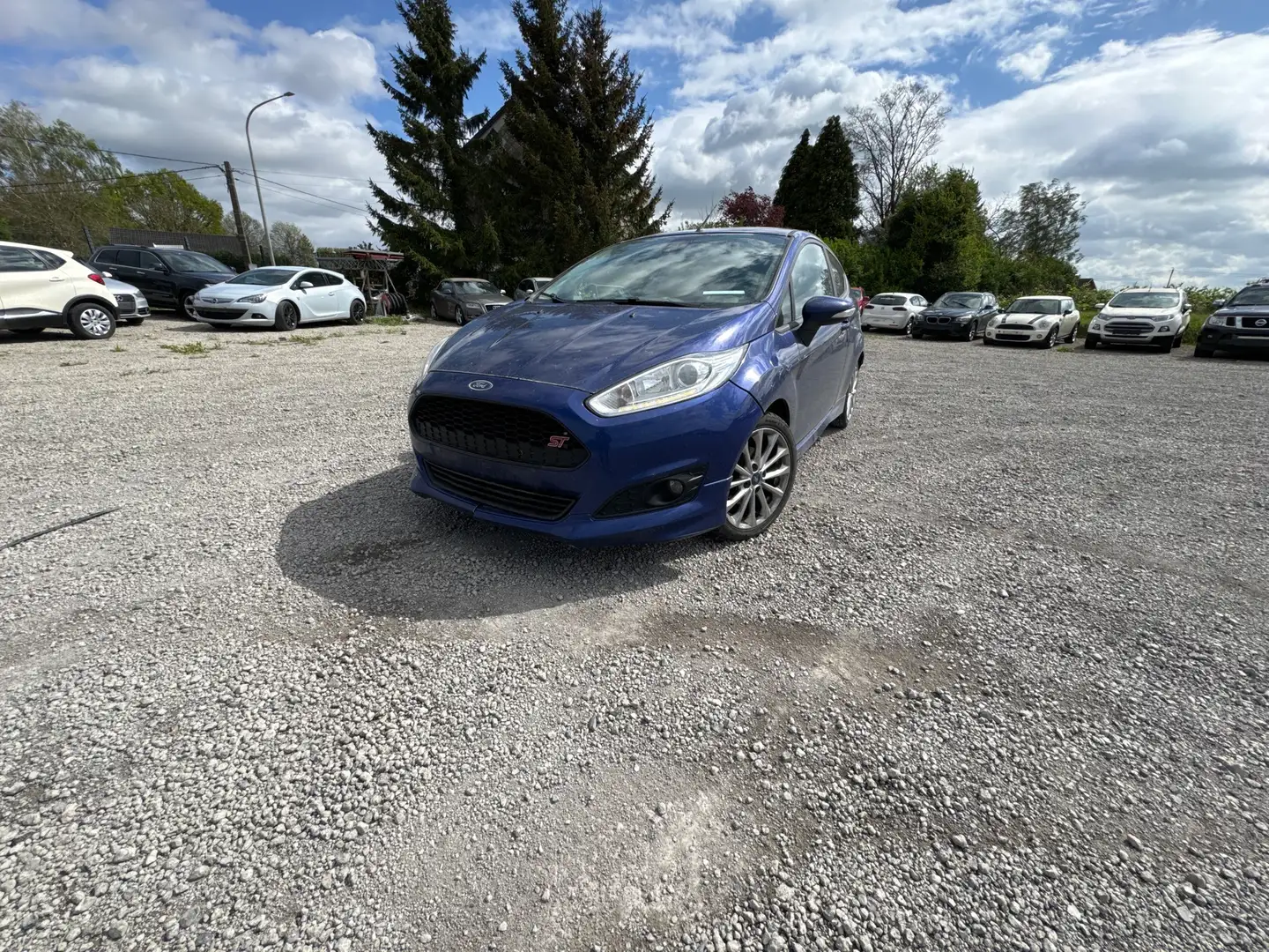 Ford Fiesta 1.6 TDCi Trend ECOnetic St line Bleu - 1