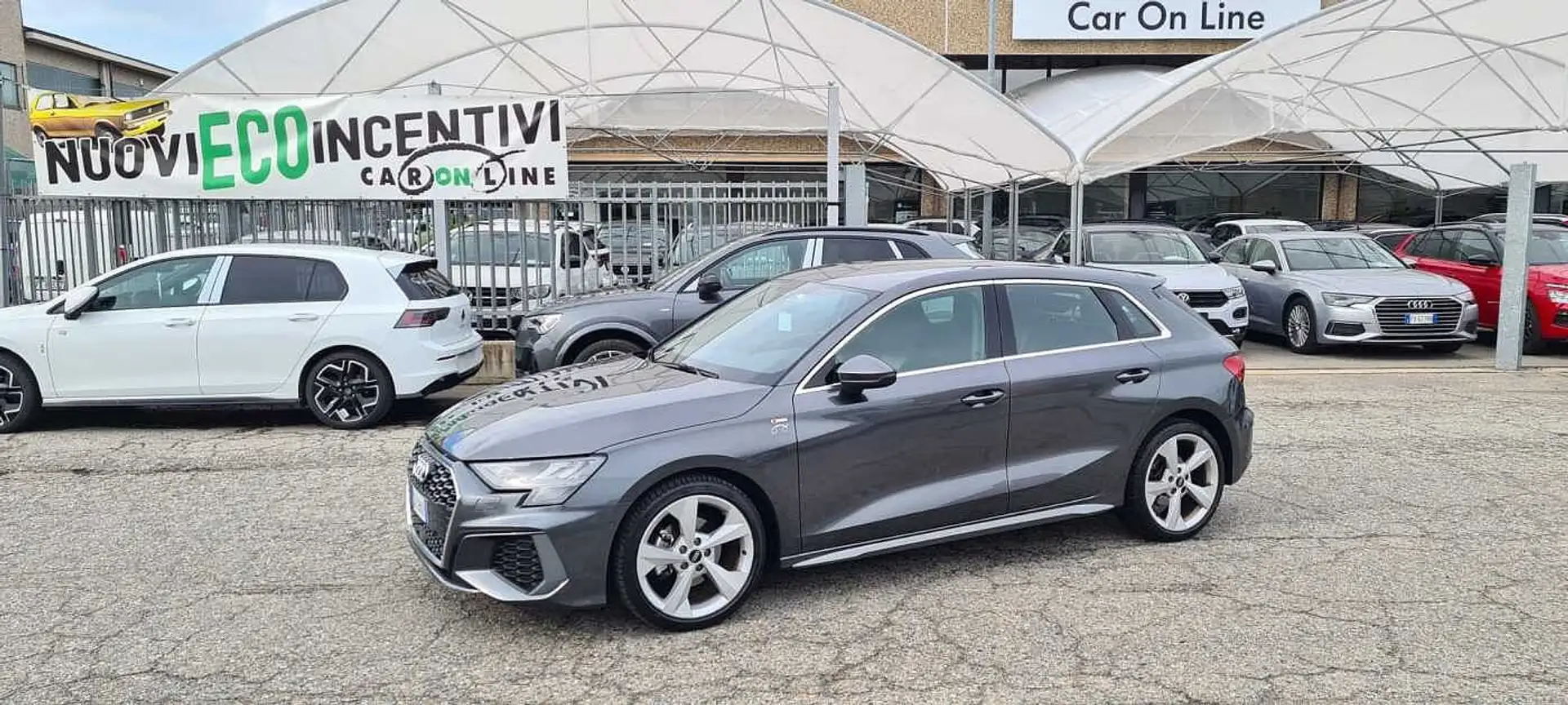 Audi A3 SPB 30 TDI S tronic S-line edit 'PROMO RATA FLEX' Gris - 1