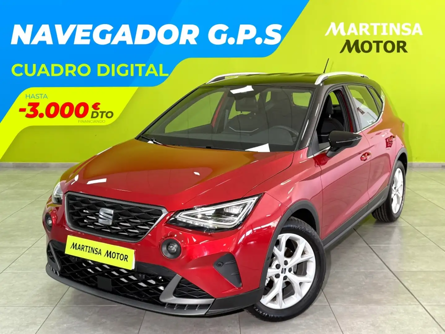 SEAT Arona 1.0 TSI S&S FR DSG7 XM 115 Rojo - 1