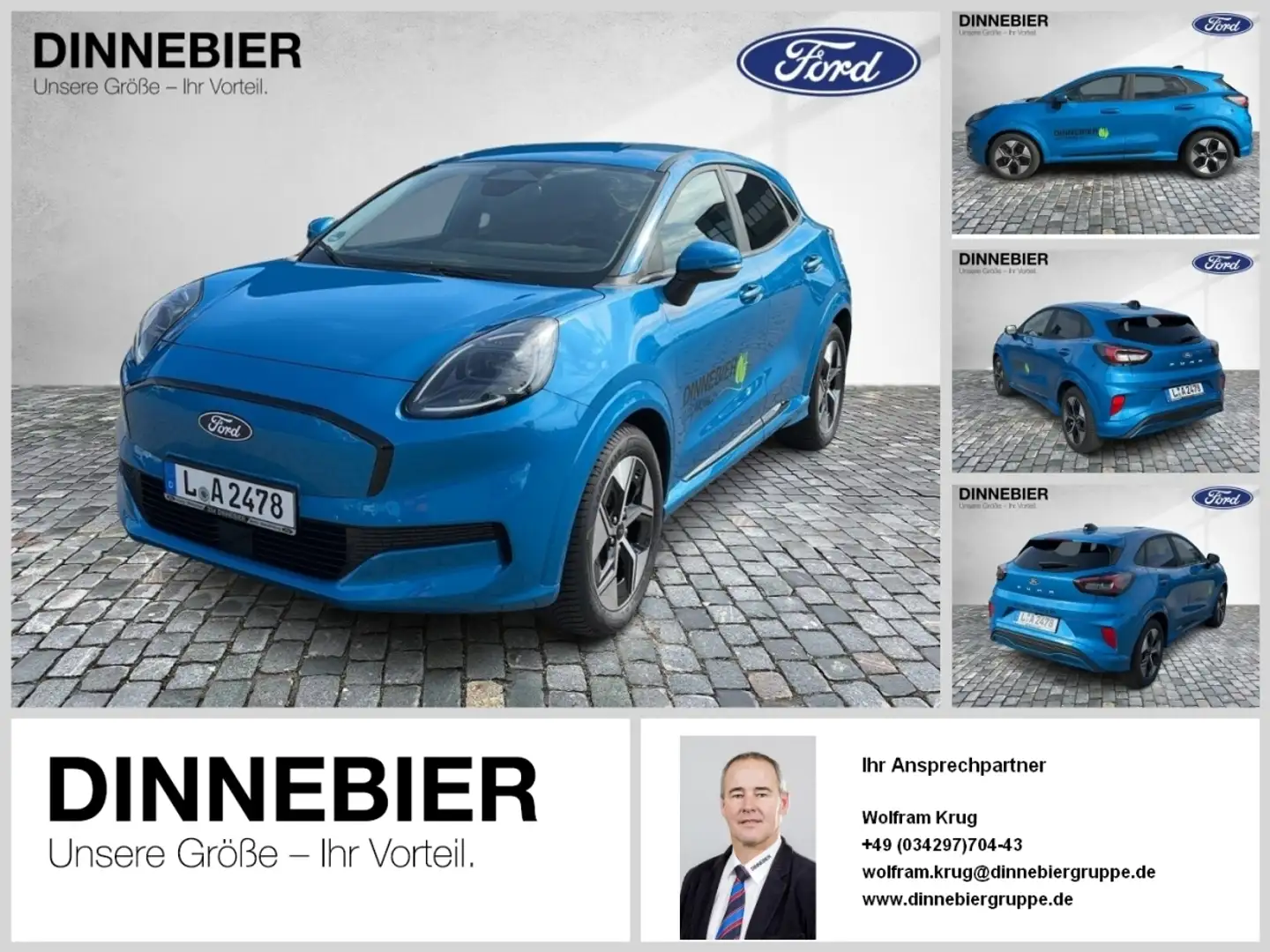 Ford Puma GEN-E Gen-E LED+Kamera+Navi+Winterpaket Bleu - 1