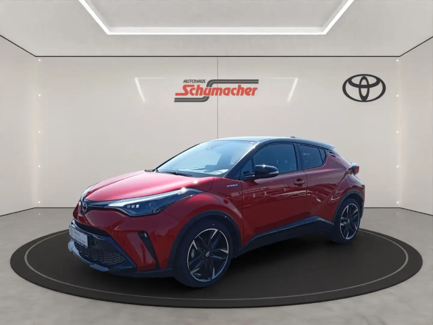 Toyota C-HR HYBRID+GR-SPORT+KAMERA+JBL+ALLWETTERREIFEN Rot - 1