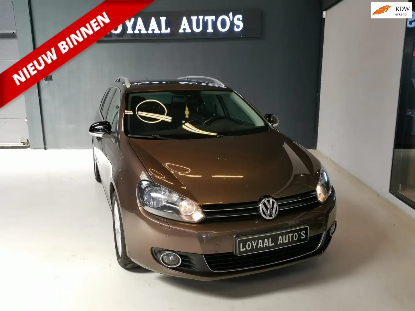 Volkswagen Golf Variant 1.2 TSI Highline BlueMotion | AIRCO | CRUISE | STO Brązowy - 1