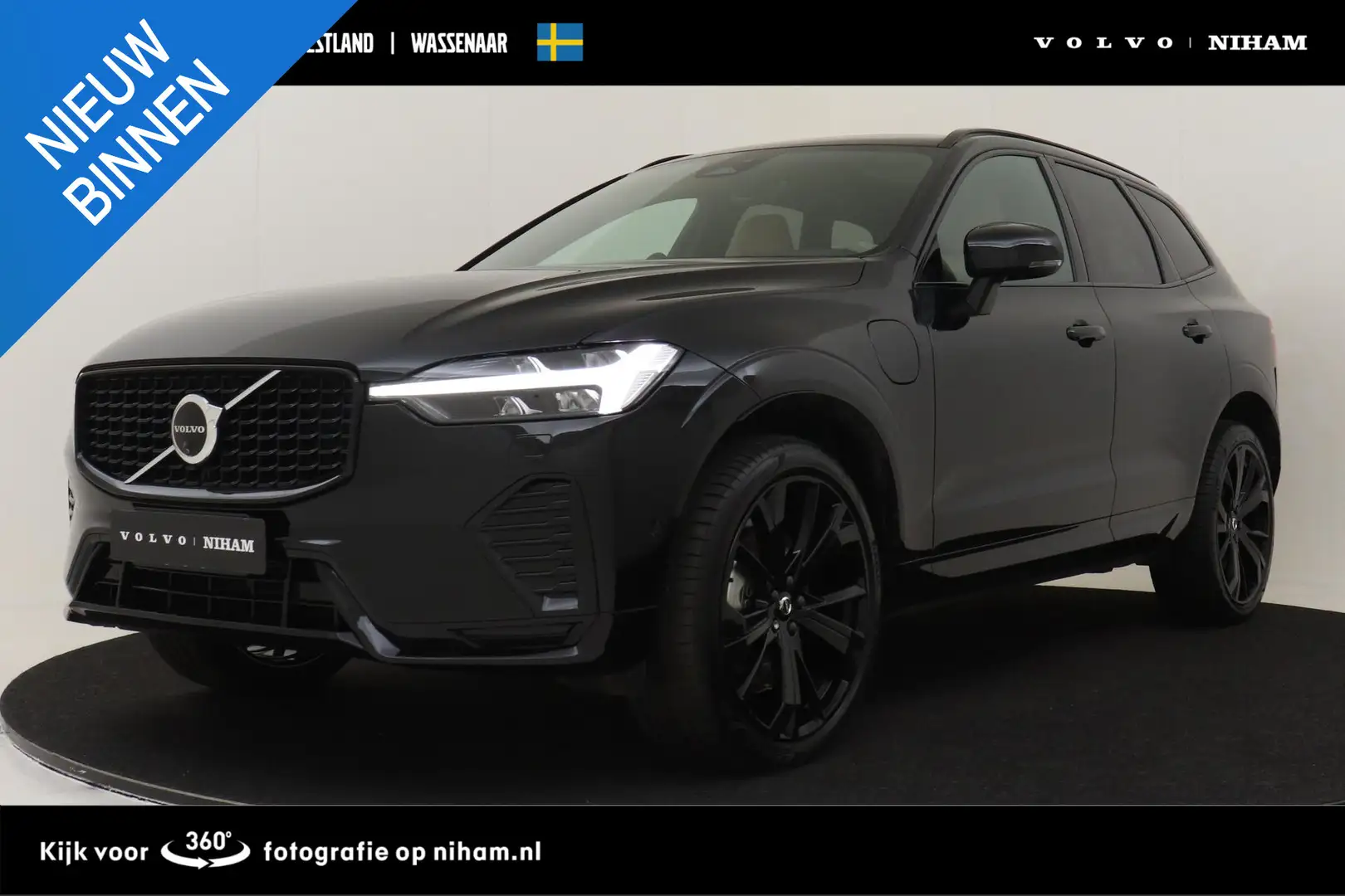 Volvo XC60 T6 RECHARGE AWD ULTIMATE DARK *FULL OPTIONS!* -PAN Zwart - 1