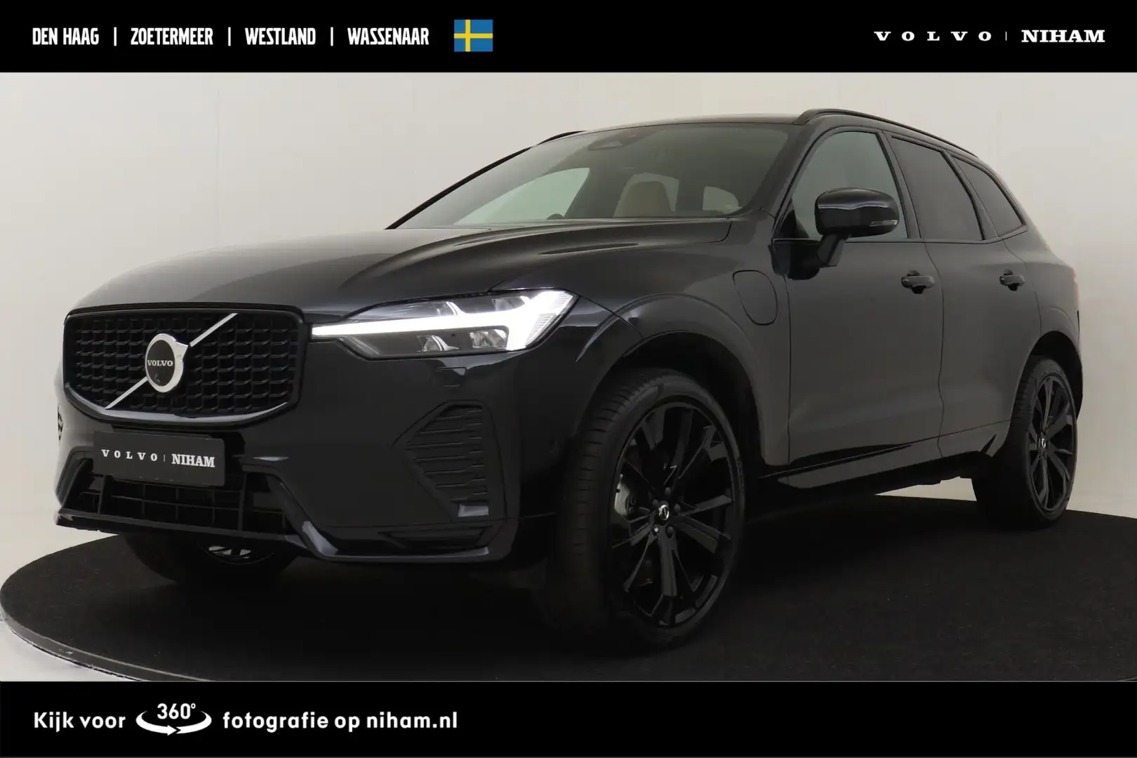 Volvo XC60 T6 RECHARGE AWD ULTIMATE DARK *FULL OPTIONS!* -PAN Noir - 1