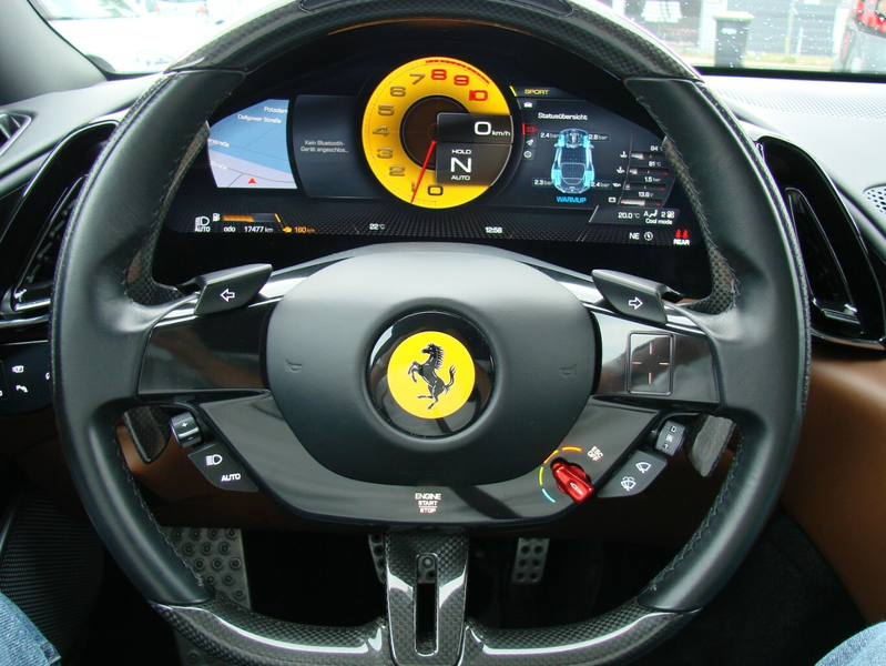 Ferrari Roma V8 Grigio Silverstone Carbon MagneRide LED JBL — photo 14