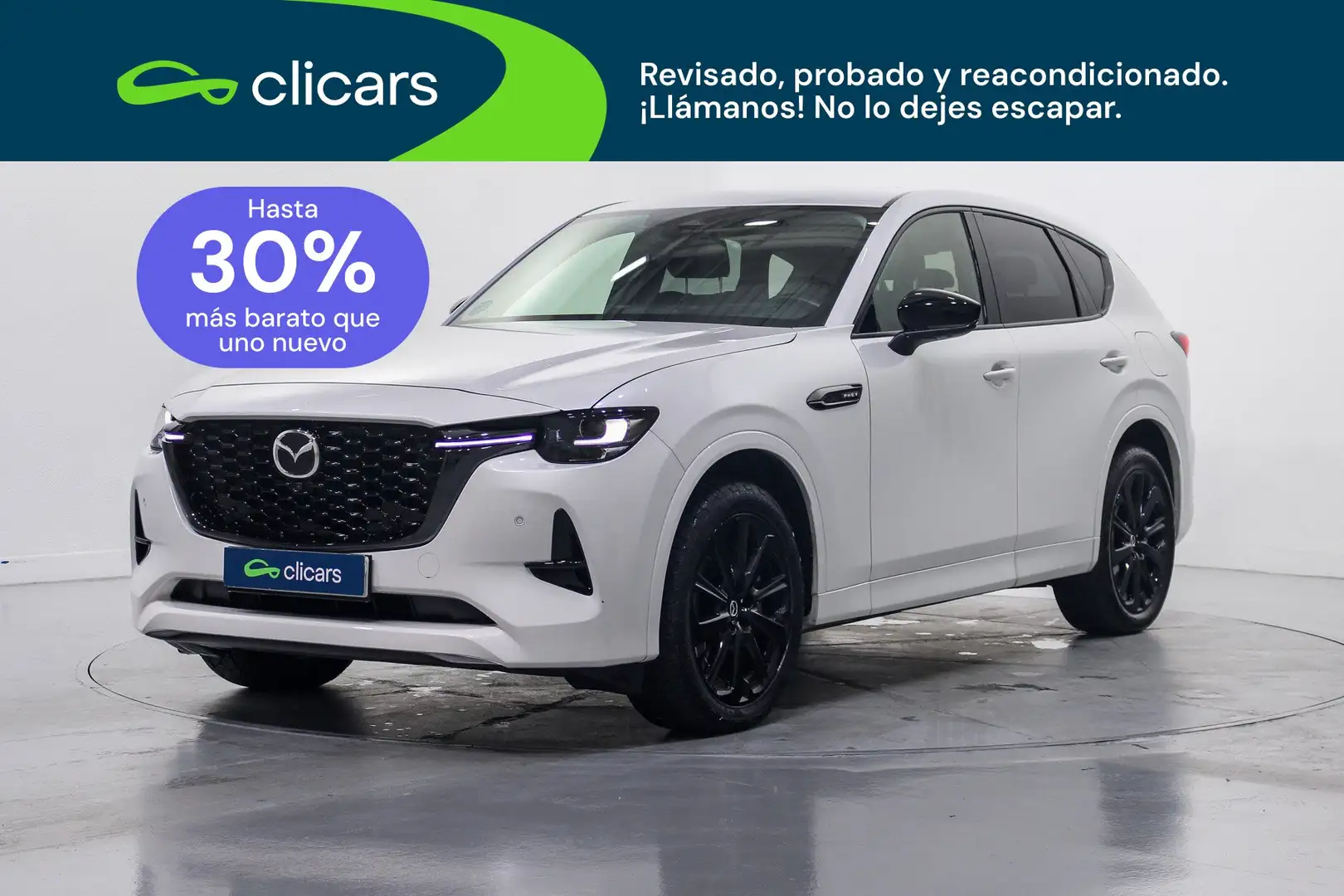Mazda CX-60 2.5L e-Skyactiv-G PHEV Homura Con-P AWD Blanco - 1