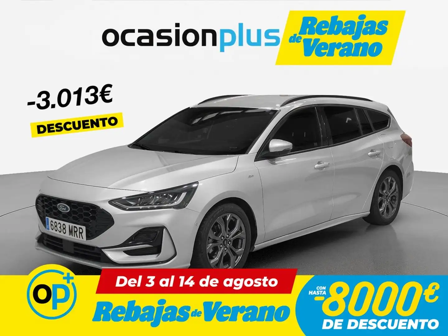 Ford Focus Sportbreak 1.0 Ecoboost MHEV ST-Line 155 Aut. Gris - 1